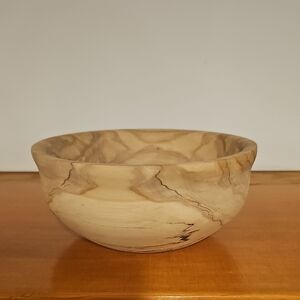 Handcrafted Wooden Bowl - Natural Brown